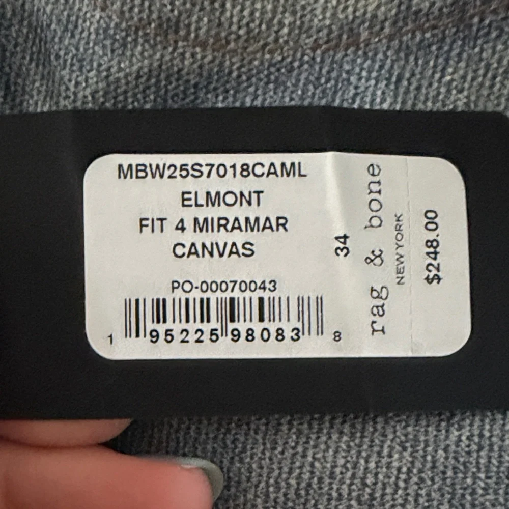 Rag & Bone Men's Miramar Jeans NWT size 34 - Picture 7 of 7